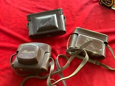 Vimtage leather camera for sale  LEATHERHEAD