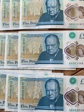 Five pound notes for sale  YORK