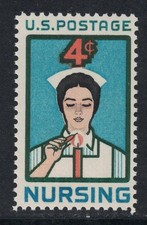 Scott 1190-Enfermagem Enfermeira Vela De Iluminação-nunca usado, sem marca de charneira 4c 1961-não utilizado Carimbo Estado perfeito, usado comprar usado  Enviando para Brazil