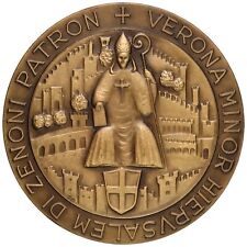 Medaglia zan zeno usato  Italia
