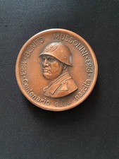 Medaglia commemorativa benito usato  Crescentino
