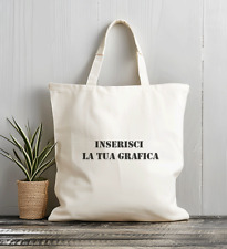 Shopper cotone personalizzata usato  Cosenza
