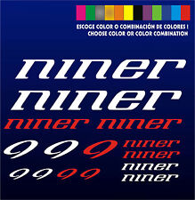 KIT - PEGATINAS - STICKERS - VINILO -LAMINA-PACK- BICICLETA - BIKE - NINER - MTB, usado comprar usado  Enviando para Brazil