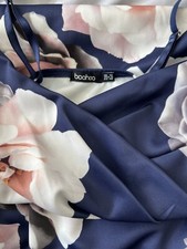 Blue flowery boohoo for sale  WIDNES