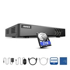Gravador de vídeo digital ANNKE 5MP Lite 8CH H.265+ DVR controle remoto 2TB para kit de segurança comprar usado  Enviando para Brazil