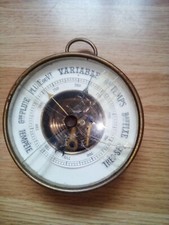 Ancien baromètre métal d'occasion  Douvres-la-Délivrande
