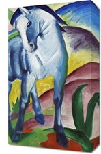 Używany, Obraz 30x50cm Blue Horse I, Marc Vintage do Salonu na sprzedaż  PL