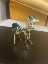 Murano glass unicorn for sale  HATFIELD