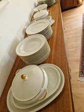 Porzellanservice goldrand huts gebraucht kaufen  Bräunlingen