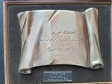Placca in metallo Altobelli 100 gol Serie A Inter 1985 comprar usado  Enviando para Brazil
