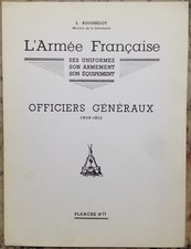 Rousselot planche officiers d'occasion Rousselot planche officiers d'occasion  Magalas