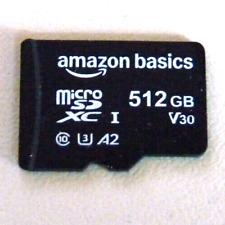512GB AMAZON BASICS MICRO SD KARTE Speicherkarte Nintendo Switch XC I comprar usado  Enviando para Brazil
