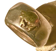 Bague moderniste argent d'occasion  Saint-Aubin-du-Cormier