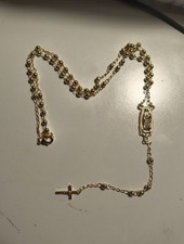 Usado, Colar de rosário folheado a ouro 14K 14K Oro Laminado Virgen de Guadalupe Rosario comprar usado Usado, Colar de rosário folheado a ouro 14K 14K Oro Laminado Virgen de Guadalupe Rosario comprar usado  Enviando para Brazil