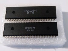 Par NTSC Nintendo NES CPU OEM RP2A03/NES PPU OEM RP2C02G (FUNCIONAMENTO TESTADO) comprar usado  Enviando para Brazil