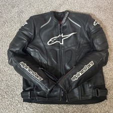 Jaqueta de couro perfurada Alpinestars GP Plus R tamanho 42, preto/branco comprar usado  Enviando para Brazil