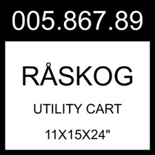 Ikea raskog råskog d'occasion  Expédié en Belgium