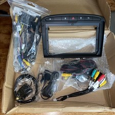 Painel de painel quadro fáscia rádio carro 9" acabamento para Peugeot 308 408 2007-2014 comprar usado  Enviando para Brazil