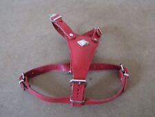 Red leather padded for sale  NEATH