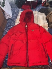 Doudoune lacoste rouge d'occasion  Argancy