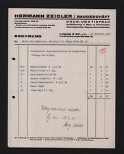 Leipzig rechnung 1934 gebraucht kaufen  Leipzig