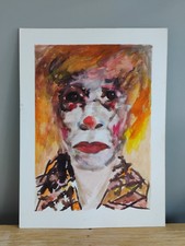Large gouache painting for sale  CLEVEDON
