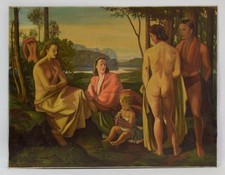 Używany, R. Hermann Eisenmenger 1902–1994 ART do 5000 € Stary obraz olejny przypisany na sprzedaż  PL