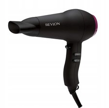 Używany, Suszarka do włosów Revlon RVDR5823, 2000W z jonizacją, czarna na sprzedaż  PL