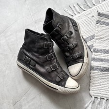 Tênis Straps ASH Vintage Hi-Top Punk Gótico Sapatos Bikkembergs Converse Vibe comprar usado Tênis Straps ASH Vintage Hi-Top Punk Gótico Sapatos Bikkembergs Converse Vibe comprar usado  Enviando para Brazil