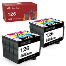 Cartucho de tinta recarregável 1-8PK T126 para Epson 126 Stylus NX430 NX330 com chip comprar usado  Enviando para Brazil