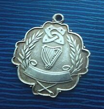 Tênis de mesa Irish Stg prata celta medalha HARP pingente h/m Dublin 1942 Leinster comprar usado  Enviando para Brazil