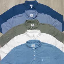 CAMISA POLO MASCULINA MANGA LONGA JOHNNIE O lavagem costeira original golfe 4 botões comprar usado  Enviando para Brazil