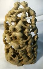 Soapstone monkey pyramid for sale  LEAMINGTON SPA