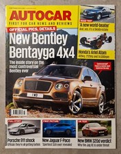 Autocar magazine sept for sale  BLAYDON-ON-TYNE