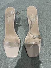Clear strap sandals for sale  SCARBOROUGH