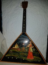 Mandoline balalaika handbemalt gebraucht kaufen  Deutschland