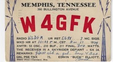 Placa de rádio QSL 1939 Memphis TN, usado comprar usado Placa de rádio QSL 1939 Memphis TN, usado comprar usado  Enviando para Brazil