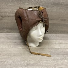Capacete de boxe antigo de couro com alça  comprar usado  Enviando para Brazil
