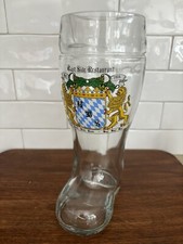 Caneca Das Boot Beer Beer Bebering Glass 1Litro East Side Restaurant College Frat Party, usado comprar usado  Enviando para Brazil