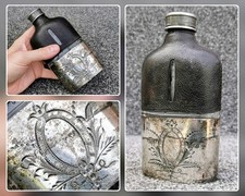 Antique hip flask for sale  THORNTON-CLEVELEYS