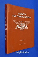 Caderno de curso escolar de pesca com mosca Fenwick década de 1970 West Yellowstone fichário vintage comprar usado  Enviando para Brazil