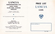Lancia cars unfolded for sale  BAGSHOT