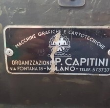 Macchina stampa antica usato  Fino Mornasco