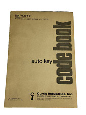 Vintage 1971 Curtis Auto Key Code Book - Importado para cortador de código Cam-Set, usado comprar usado  Enviando para Brazil