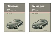 2003 Lexus SC 430 Loja Serviço Manual de Reparo Livro Motor Drivetrain OEM, usado comprar usado  Enviando para Brazil