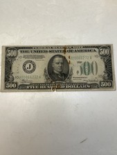 1934 500 dollar for sale  Brewton