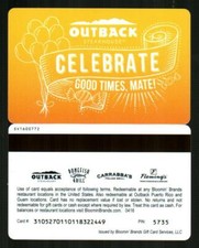 Outback steakhouse celebrate for sale  Wakefield