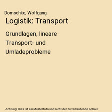 Logistik transport grundlagen gebraucht kaufen  Trebbin