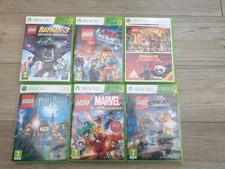 Zestaw gier Lego XBOX 360, Harry Potter, Park Jurajski, Marvel, Batman, PAL, kompletny na sprzedaż  Wysyłka do Poland