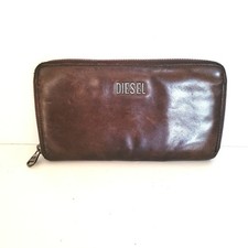 Carteira grande de couro marrom rosa diesel acordeão com zíper ao redor logotipo longo comprar usado Carteira grande de couro marrom rosa diesel acordeão com zíper ao redor logotipo longo comprar usado  Enviando para Brazil